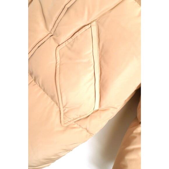 LA MAISON SIMONS Canada Recycled Down Cocoon Puffer Jacket Coat Cream XXS $275 - Picture 8 of 12
